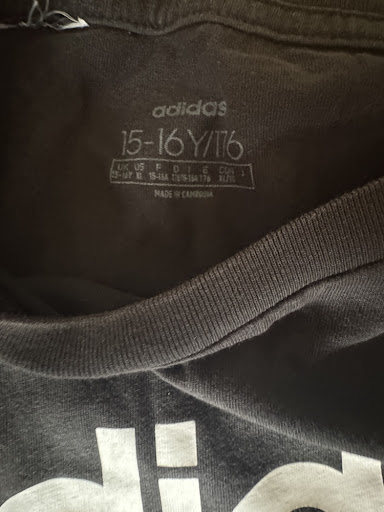 Camiseta Adidas Negra Talla M