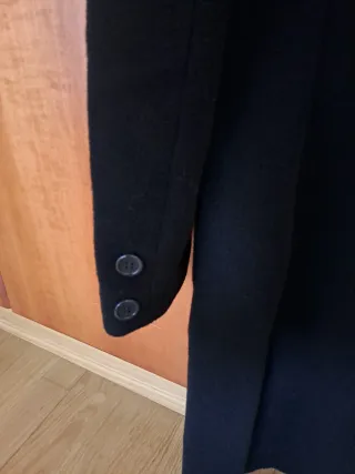 Abrigo negro talla L