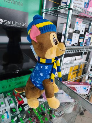 Peluche Patrulha Pata Chase Inverno 45cm