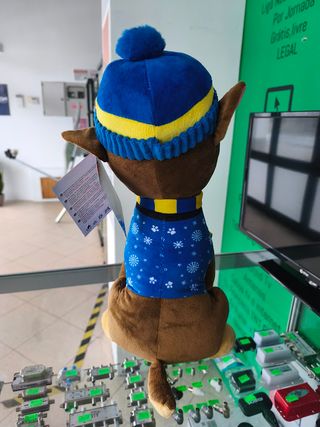 Peluche Patrulha Pata Chase Inverno 45cm