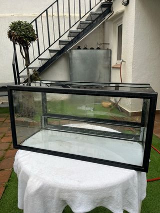 Acuario para ranas y reptiles