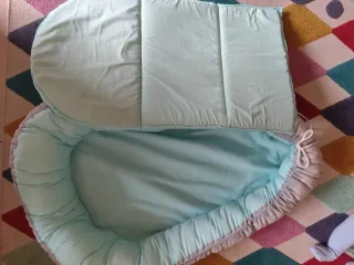 Cojín nidito bebé estrellas y lunas