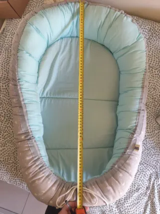 Cojín nidito bebé estrellas y lunas