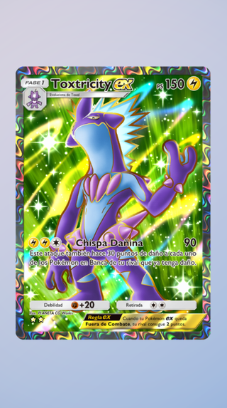 Cartas Pokémon EX Full Art, todas al mismo precio.