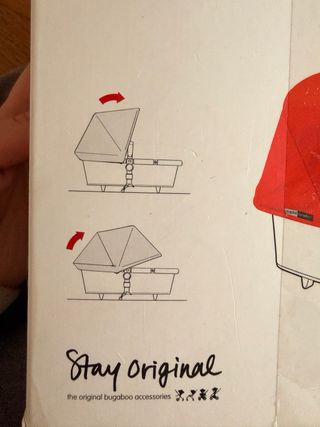 Capota y cubrepies Bugaboo Camaleón Rojo