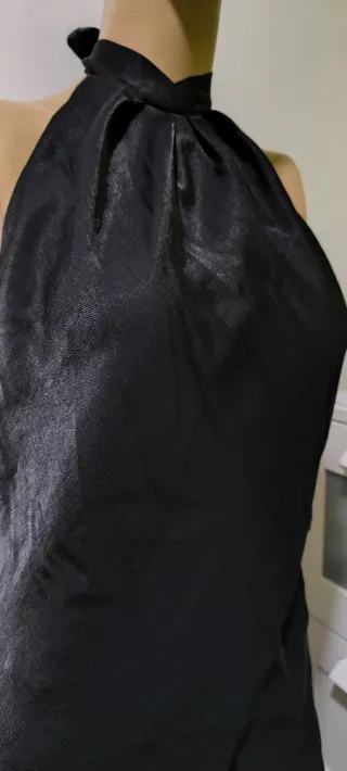 Vestido Zara Negro Espalda Descubierta