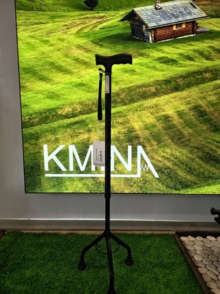 Bastón de 3 patas negro