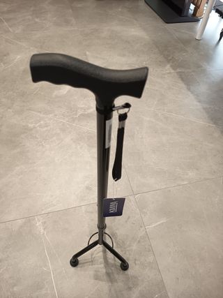 Bastón de 3 patas negro