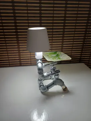Lampada Artigianale "Waiter Robot" - Touch & Svuot
