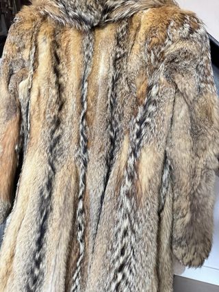 Abrigo de piel de zorro