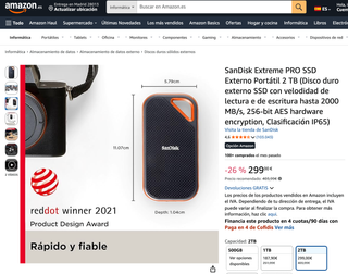 SanDisk Extreme PRO SSD Portátil 2TB