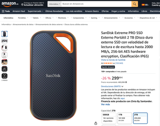 SanDisk Extreme PRO SSD Portátil 2TB