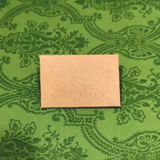 Busta e biglietto miniatura cuore