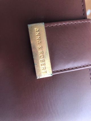 Montblanc Marrón Cartera con Cierre