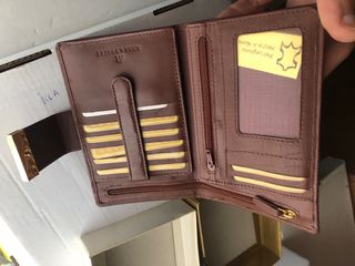 Montblanc Marrón Cartera con Cierre