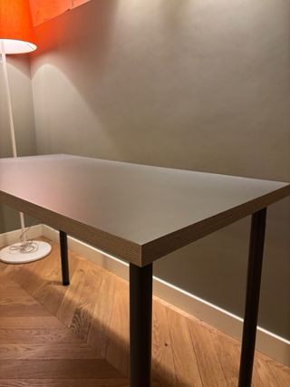 Scrivania IKEA LAGKAPTEN/ADILS Grigio 120x60