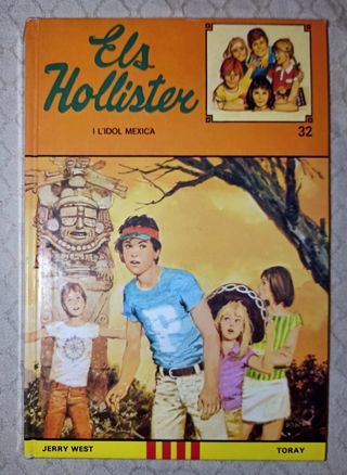 Lote 3 libros "Els Hollister" aventura juvenil 80s