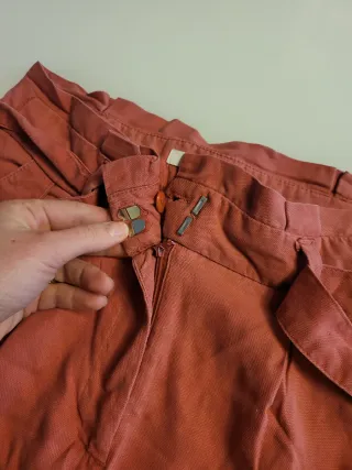 Pantaloncini rosa donna con cintura