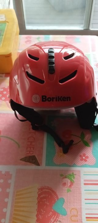 Casco de esquí infantil rojo Talla XS