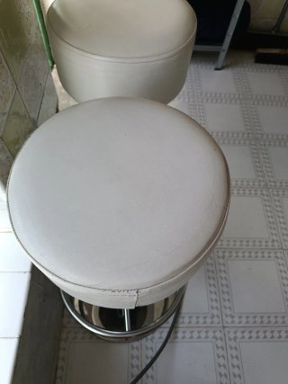 2 Banquetas de Barra Bar Blancas