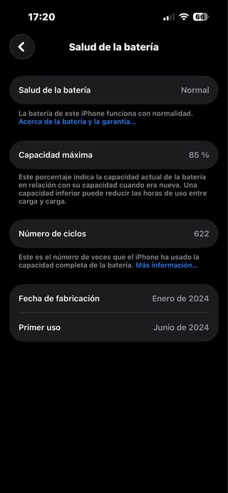 iPhone 15 128GB Azul/Blanco