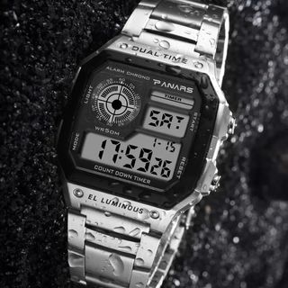 Reloj Digital Deportivo Acero Inoxidable NUEVO