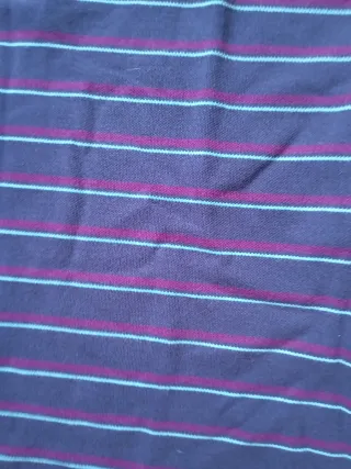 Polo Celio Rayas Unisex Azul/Morado