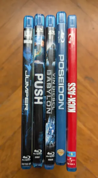 Pack 5 Películas Blu-ray Acción y Sci-Fi