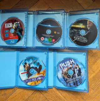 Pack 5 Películas Blu-ray Acción y Sci-Fi