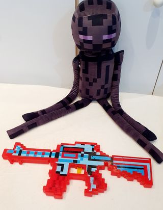Peluche Minecraft +45cm + Accesorio 2x6e.