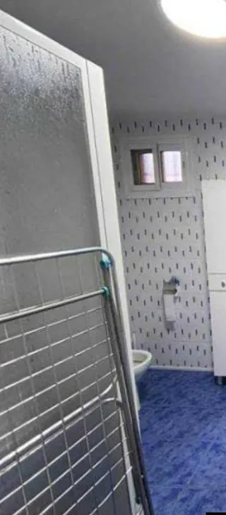 Mampara Ducha Corredera Blanca Cristal