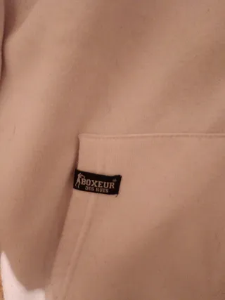 Sudadera Boxeur des Rues Blanca Logo Dorado