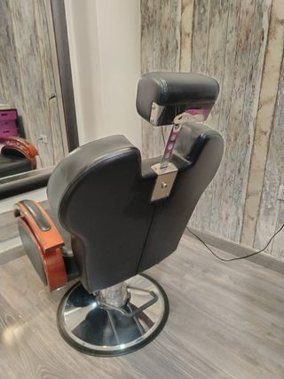 Sillón de Peluquería Negro