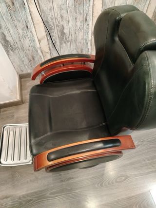 Sillón de Peluquería Negro