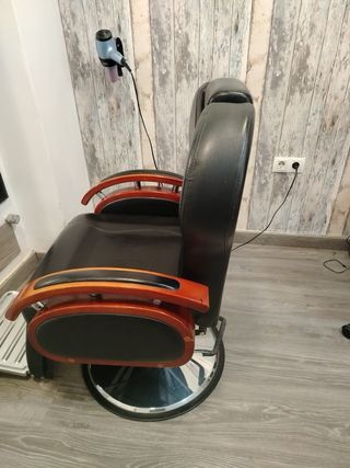 Sillón de Peluquería Negro