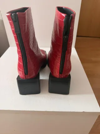 Botines MiM Gabi Rojo Talla 36