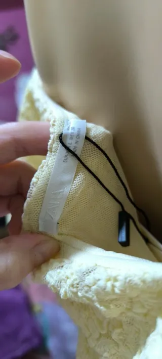 Vestido largo boho chic amarillo Zara