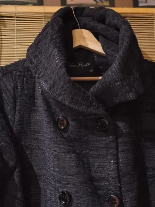 Lote abrigos casual negro y naranja