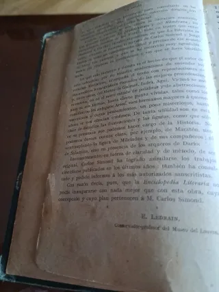 Libro literatura Sánscrita año 1900/1915