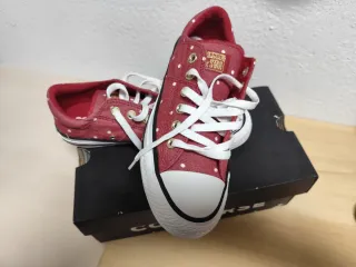 Converse Rojas Lunares Talla 37