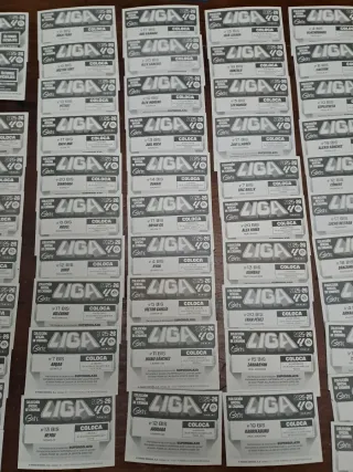 Lote cromos Liga 2025-26