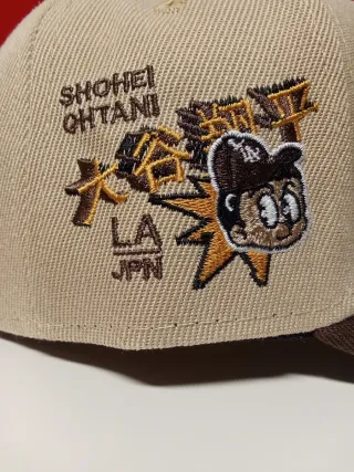 Gorra New Era 9Forty Beige y marrón Talla única