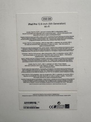 iPad Pro 12.9 5ª Gen 256GB + Apple Pencil