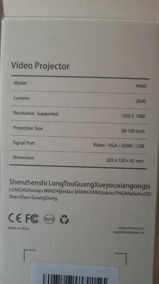 Proyector Crosstour Blanco