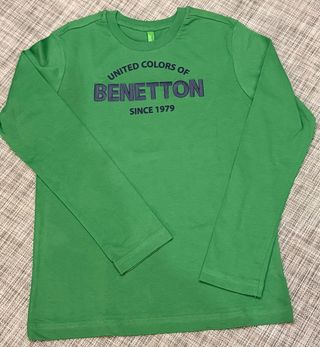 Lote 4 Camisetas Benetton Manga Larga