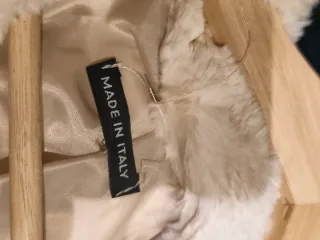 Abrigo piel sintética animal print