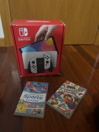 Nintendo Switch OLED Blanca y Negra