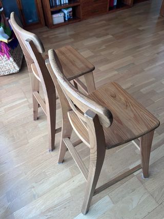 Sillas niños madera Ikea Ingolf