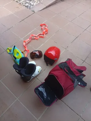 Equipo de esquí infantil