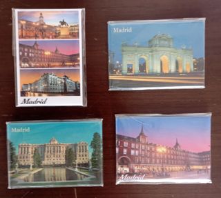 Imanes de cuadros al óleo/ fotos de Madrid- NUEVOS